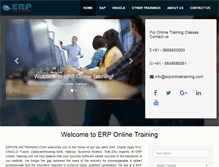 Tablet Screenshot of erponlinetraining.com